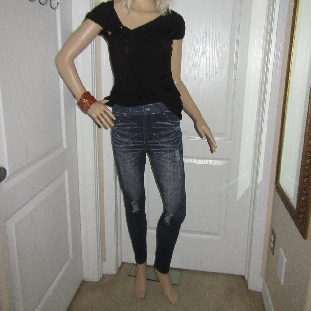 Legging Pro Jean Look One Size - Picture 2 of 11